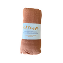 Bamboo Cotton Muslin Swaddle-Littlish-Blush- Tiny Trader - Gold Coast Baby Shop