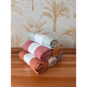 Bamboo Cotton Muslin Swaddle-Littlish-Blush- Tiny Trader - Gold Coast Baby Shop