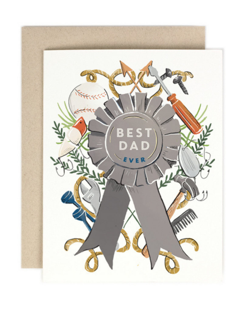 Best Dad Ever | Greeting Card-Greeting Card-Tiny Trader