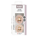 Bibs Dummies Size 1 | Studio Colour - Jasmine Blush Mix - (2pk)-Baby & Toddler-BIBS- Tiny Trader - Gold Coast Baby Shop