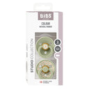 Bibs Dummies Size 2 | Studio Colour - Jasmine Sage Mix - (2pk)-Baby & Toddler-BIBS- Tiny Trader - Gold Coast Baby Shop