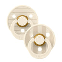 Bibs Dummies Size 2 | Studio Colour - Pin Ivory Vanilla Mix - (2pk)-Baby & Toddler-BIBS- Tiny Trader - Gold Coast Baby Shop