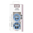 Bibs Dummies Size 2 | Studio Colour - Pin Sky Blue Mix - (2pk)-Baby & Toddler-BIBS- Tiny Trader - Gold Coast Baby Shop