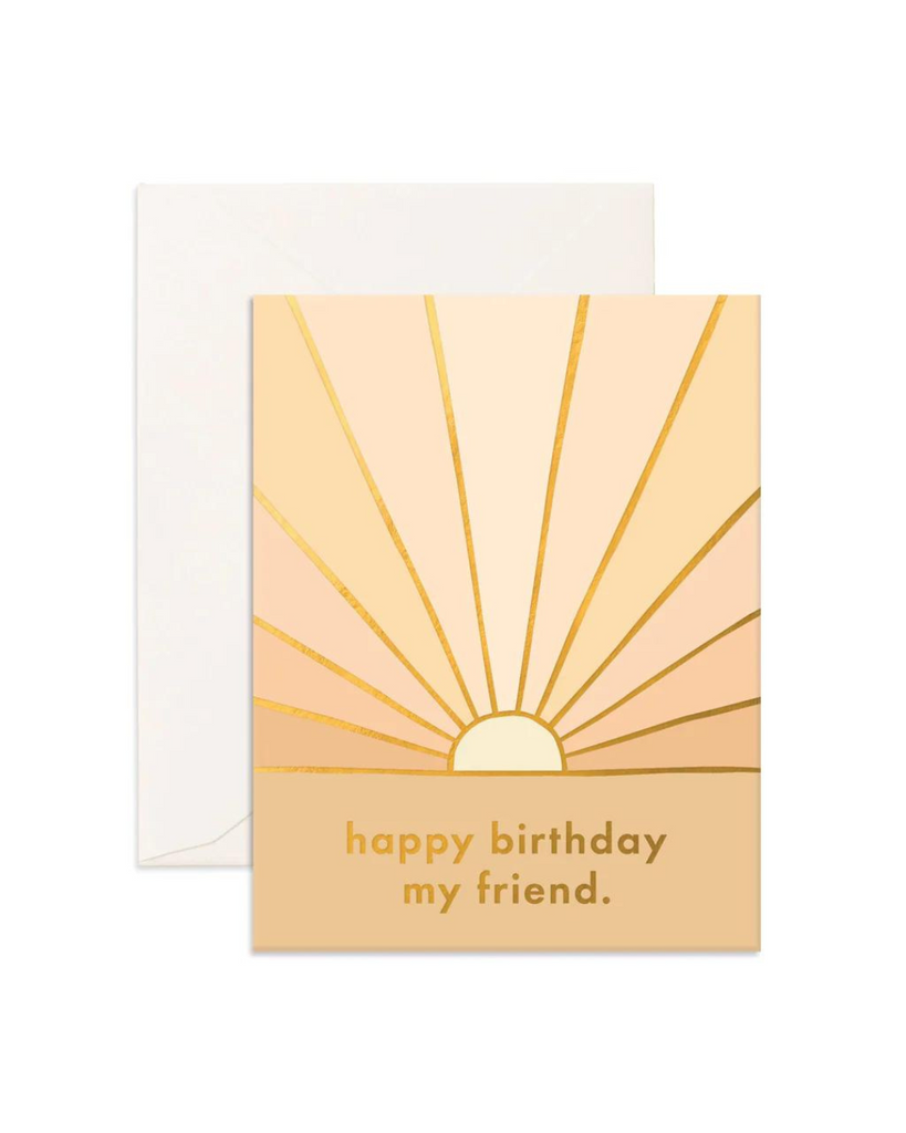 Birthday Sunbeam Greeting Card-Fox & Fallow- Tiny Trader - Gold Coast Kids Shop - Gold Coast Baby Shop -