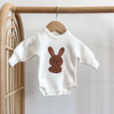 Bouclé Bunny Long Sleeve Knit Romper-Blossom & Pear-NB- Tiny Trader - Gold Coast Baby Shop