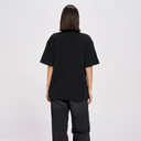 Burgundy Hearts Club Oversize Tee | Black Beauty-MAKU THE LABEL-S- Tiny Trader - Gold Coast Baby Shop
