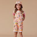 Burton Fruit Salad Linen Overalls-Goldie+Ace-3-6M- Tiny Trader - Gold Coast Baby Shop