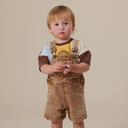 Burton Vintage Washed Denim Overalls | Brown-Goldie+Ace-3-6M- Tiny Trader - Gold Coast Baby Shop