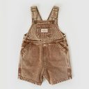 Burton Vintage Washed Denim Overalls | Brown-Goldie+Ace-3-6M- Tiny Trader - Gold Coast Baby Shop