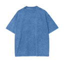 Caravan Baddie oversize acid wash T-Shirt | Light Blue-MAKU THE LABEL-S- Tiny Trader - Gold Coast Baby Shop