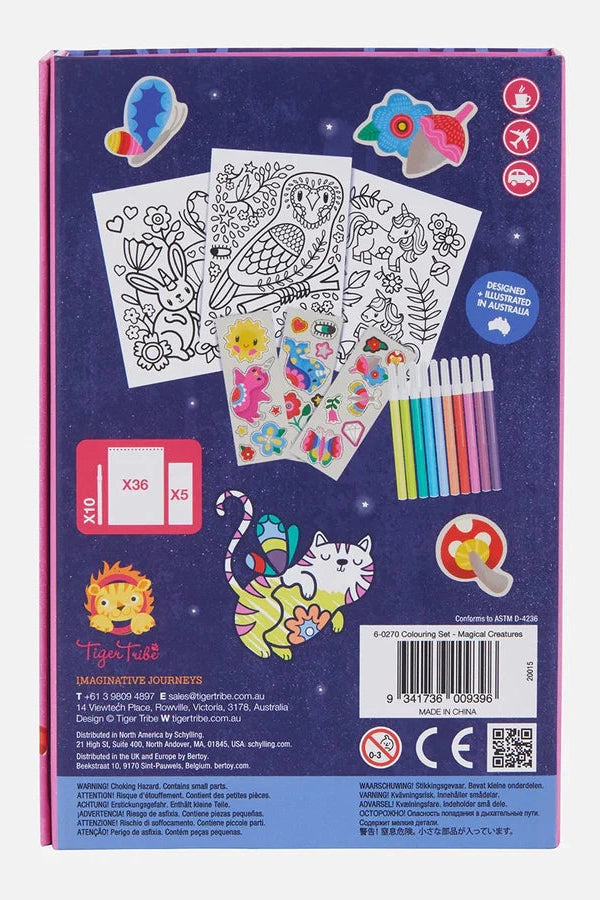 Colouring Set | Magical Creatures-Tiger Tribe-Tiny Trader
