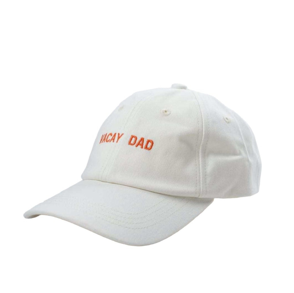 Dad Baseball Cap-Tiny Trader-Vacay Dad | Off White- Tiny Trader - Gold Coast Kids Shop - Gold Coast Baby Shop -