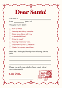Dear Santa Letter