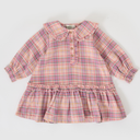 Diana Collared Check Dress-Goldie+Ace-6-12M- Tiny Trader - Gold Coast Baby Shop