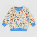Dino-Mite Relaxed Terry Sweater-Goldie+Ace-3-6M- Tiny Trader - Gold Coast Baby Shop