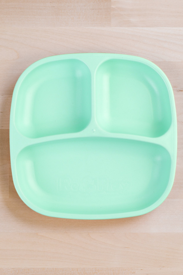 Divided Plate | Various Colours-Re-Play-Mint- Tiny Trader - Gold Coast Kids Shop - Gold Coast Baby Shop -