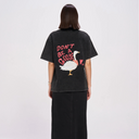 Don't Be A Goose Acid Wash Oversize Tee | Black-MAKU THE LABEL-S- Tiny Trader - Gold Coast Baby Shop