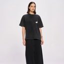 Don't Be A Goose Acid Wash Oversize Tee | Black-MAKU THE LABEL-S- Tiny Trader - Gold Coast Baby Shop