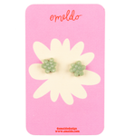 Flower Studs-Emeldo-neon red- Tiny Trader - Gold Coast Baby Shop