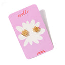 Flower Studs-Emeldo-neon red- Tiny Trader - Gold Coast Baby Shop