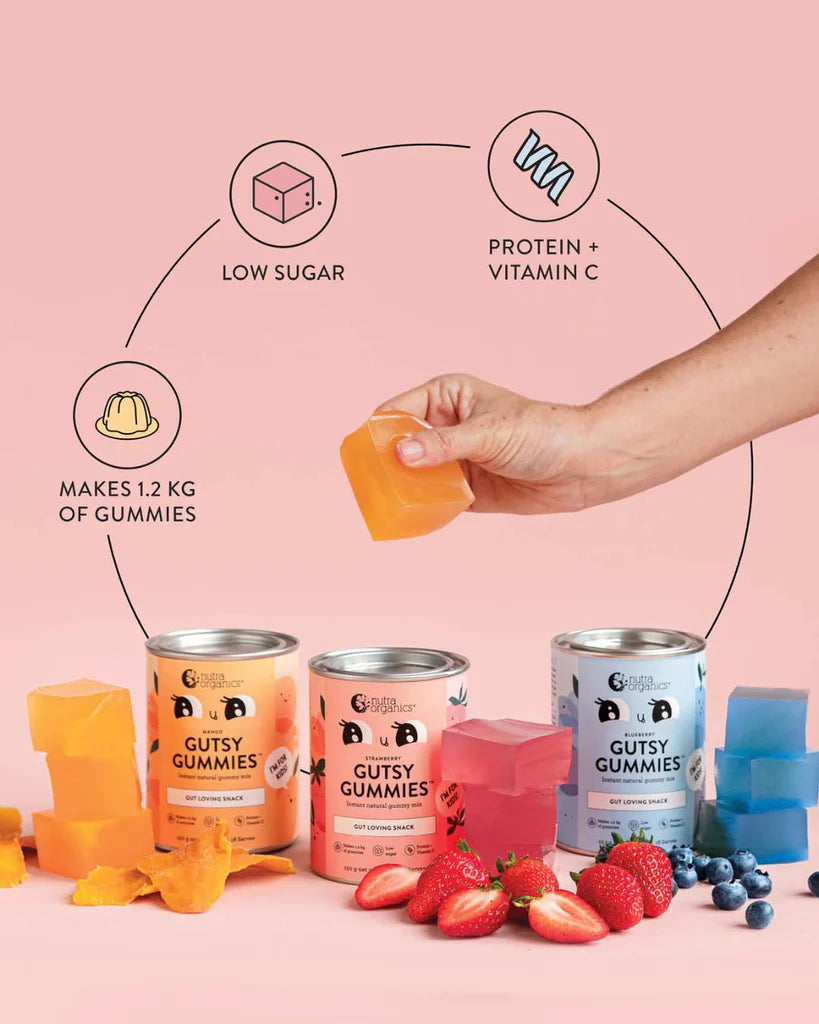 Gutsy Gummies Strawberry-Nutra Organics-Tiny Trader