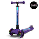 i-Glide 3 Wheel Kids Scooter - Purple/Neo