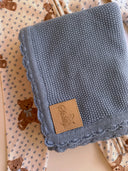 Studley Blue // Knitted Blanket