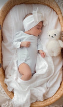 Organic Cotton Body Suit - Blue