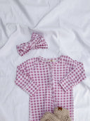 Double zip onesie - BLOSSOM