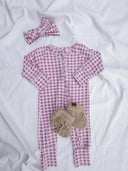 Double zip onesie - BLOSSOM