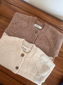 Cotton Cardigan // Brown