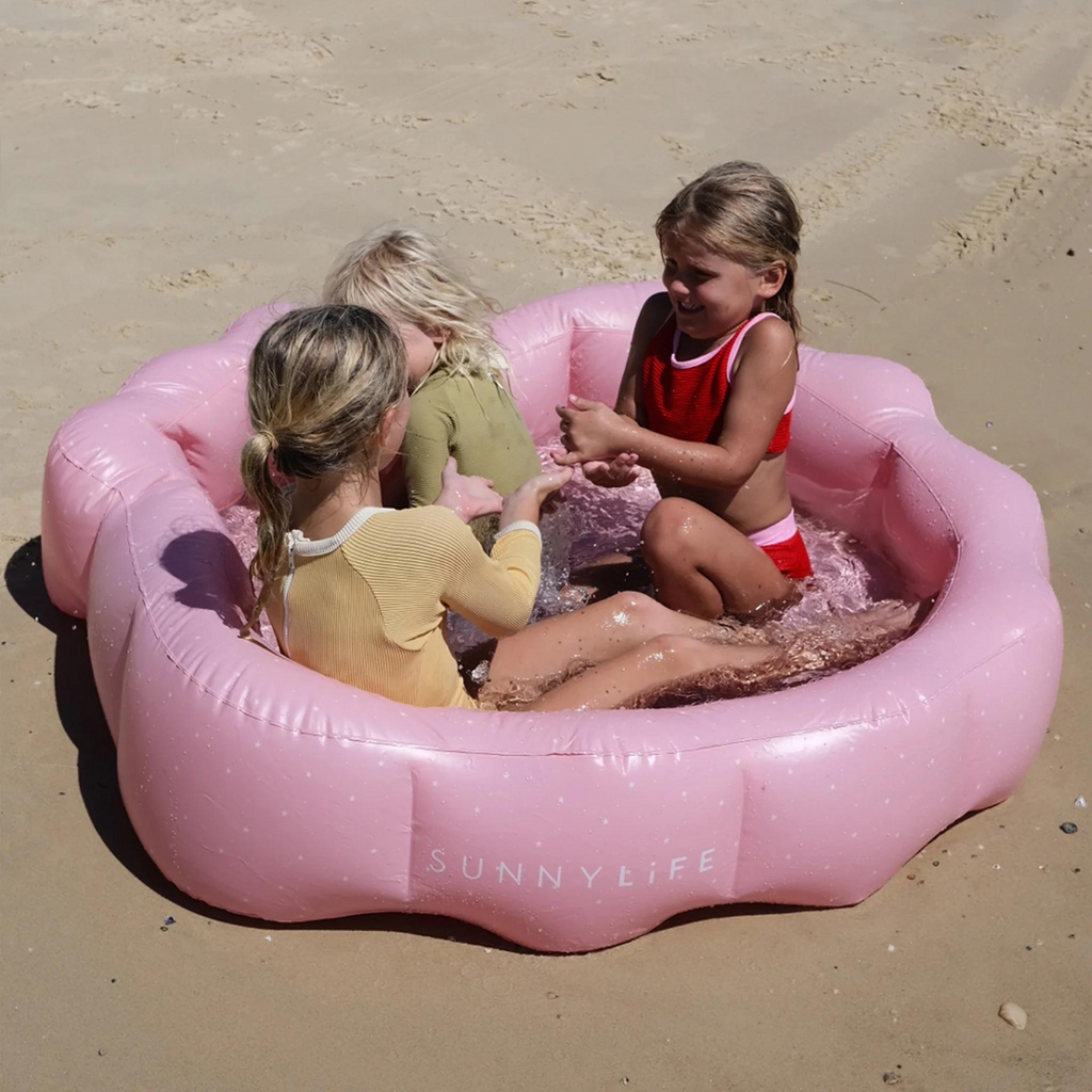 Inflatable Backyard Pool | Ocean Treasure Rose-sunnylife-Tiny Trader