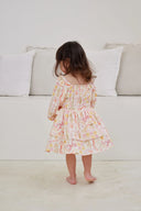 Mermaid Beach Shirred Dress