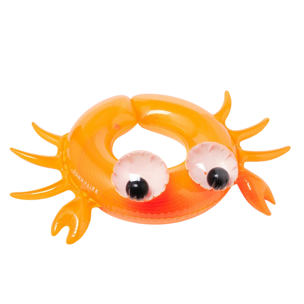 Kiddy Pool Ring | Sonny the Sea Creature Neon Orange-sunnylife- Tiny Trader - Gold Coast Kids Shop - Gold Coast Baby Shop -