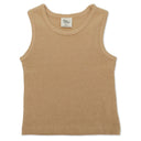 Organic Ribbed Baby Singlet - Dark Brown