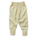 Organic Ribbed Baby Pants - Sage
