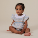 Lani Smocked Romper | Sunny Floral-Goldie+Ace-0-3M- Tiny Trader - Gold Coast Baby Shop