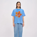Le Fleur Tropical Oversize T-Shirt | Snow Wash Blue-MAKU THE LABEL-S- Tiny Trader - Gold Coast Baby Shop