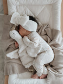 Long Sleeve Bamboo Growsuit | Spring Meadow-Blossom & Pear-NB- Tiny Trader - Gold Coast Baby Shop