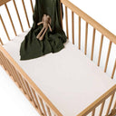 Milk Organic Fitted Cot Sheet-Snuggle Hunny- Tiny Trader - Gold Coast Baby Shop