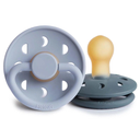 Moon Latex Dummies 2 Pack | Size 1 | Various Colours-Frigg-Powder Blue/Slate- Tiny Trader - Gold Coast Baby Shop