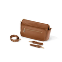 Multitasker Pram Caddy - Chestnut Brown Vegan Leather-OiOi- Tiny Trader - Gold Coast Baby Shop