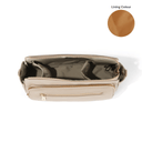 Multitasker Pram Caddy - Chestnut Brown Vegan Leather-OiOi- Tiny Trader - Gold Coast Baby Shop