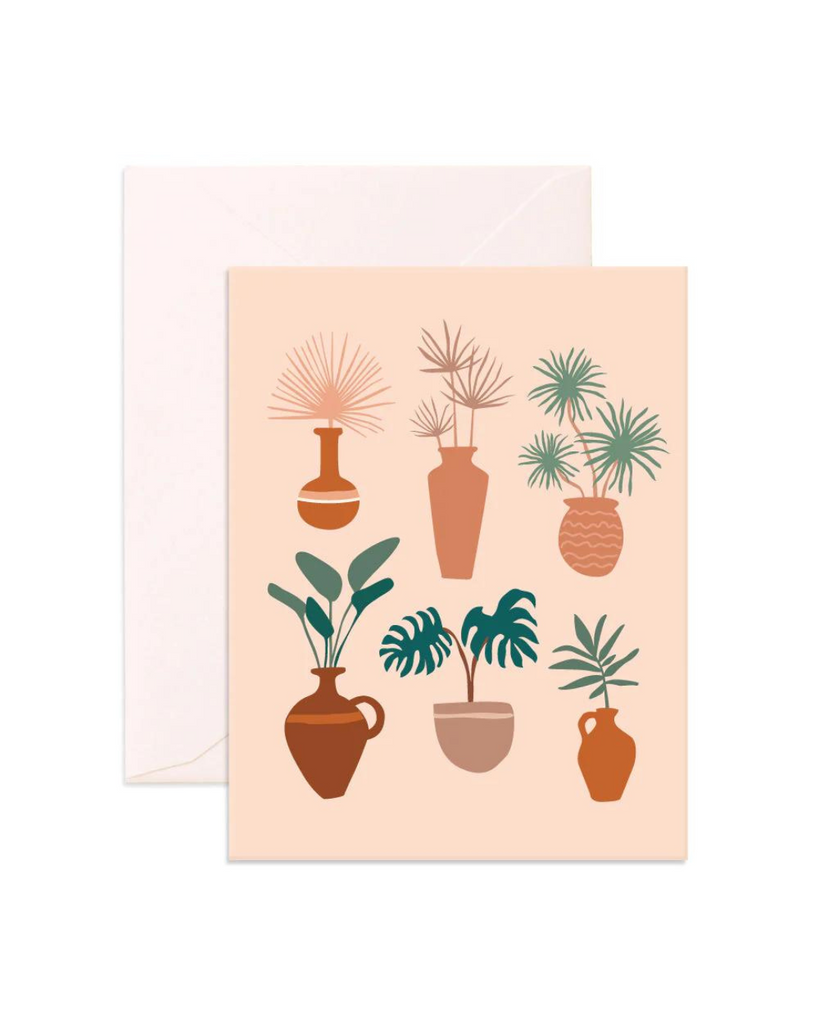 Muse Vases Greeting Card-Fox & Fallow-Tiny Trader