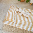 Mustard Stripe Daycare Sheet & Pillow Set