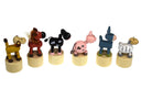 Wooden Dancing Farm Animals - Assorted