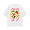 Neuro Spicy Adult Tee | Lucent White-MAKU THE LABEL-S- Tiny Trader - Gold Coast Baby Shop