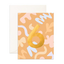 No.6 Party Greeting Card-Fox & Fallow- Tiny Trader - Gold Coast Baby Shop