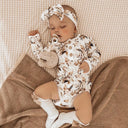 Organic Tie Headband | Vintage Bloom-Mini Heritage- Tiny Trader - Gold Coast Baby Shop
