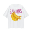 Party Bananas Oversize T-Shirt | Lucent White-MAKU THE LABEL-S- Tiny Trader - Gold Coast Baby Shop